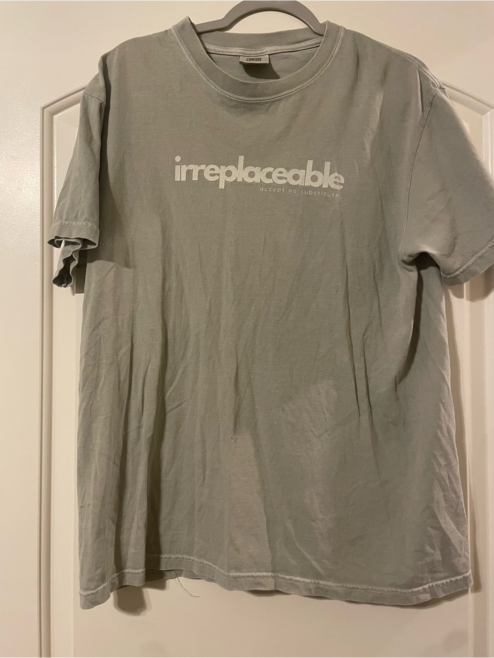 Comfort Colors Sage Green Graphic Tee Women's SZ L